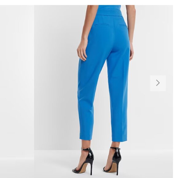 Express Stylist Super High Waisted Pleated Ankle Pants Size 6 - Picture 2 of 12